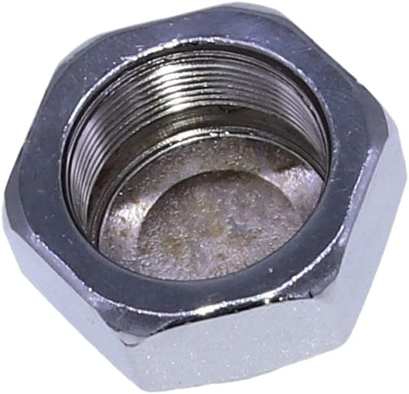 Fork Steering Stem Nut Caps,Motorcycle Parts,Silver,Motorbikes Supplies CNC Triple Tree Clamp Nut Caps Bolt Caps for Crf50 image number 6