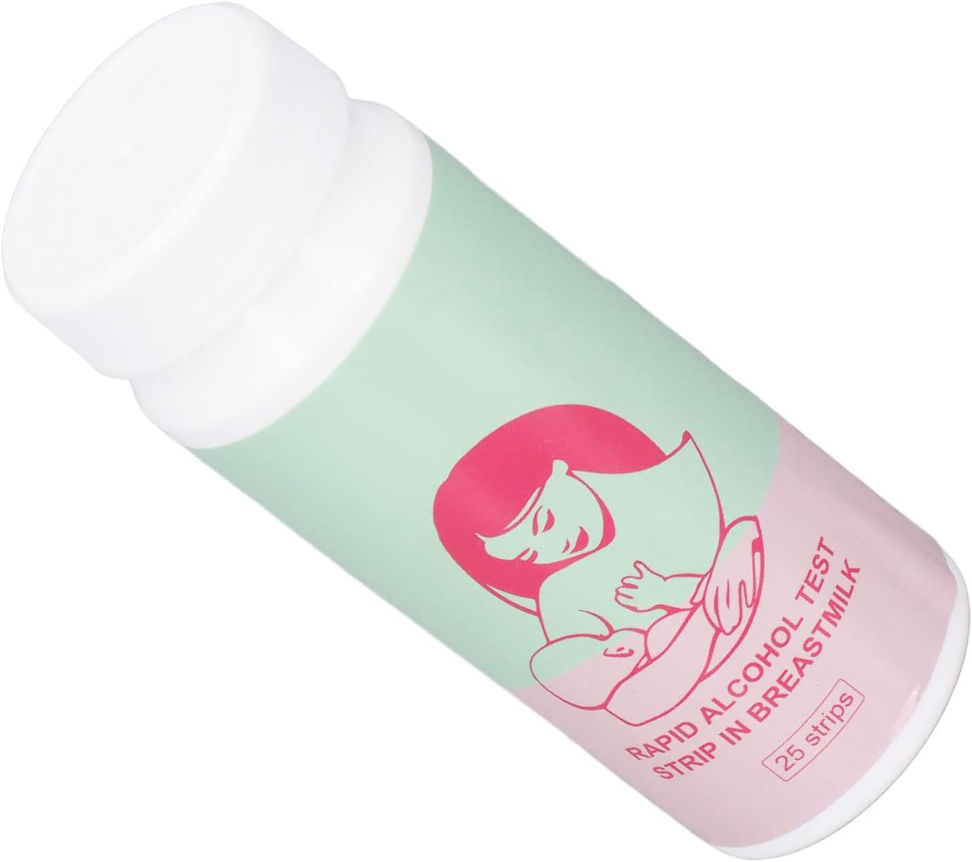 Breastmilk Test Strips, 25Pcs Breastmilk Detect Strips Alcohol Detection Test Strips with Bottle for Accurate Fast Breastmilk Detect Strips for Mother image number 3
