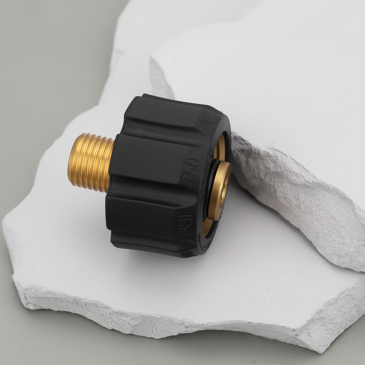 2Pcs M22 Female to 1/4" AG Pressure Washer Adapter Fitting Compatible with K&auml;rcher