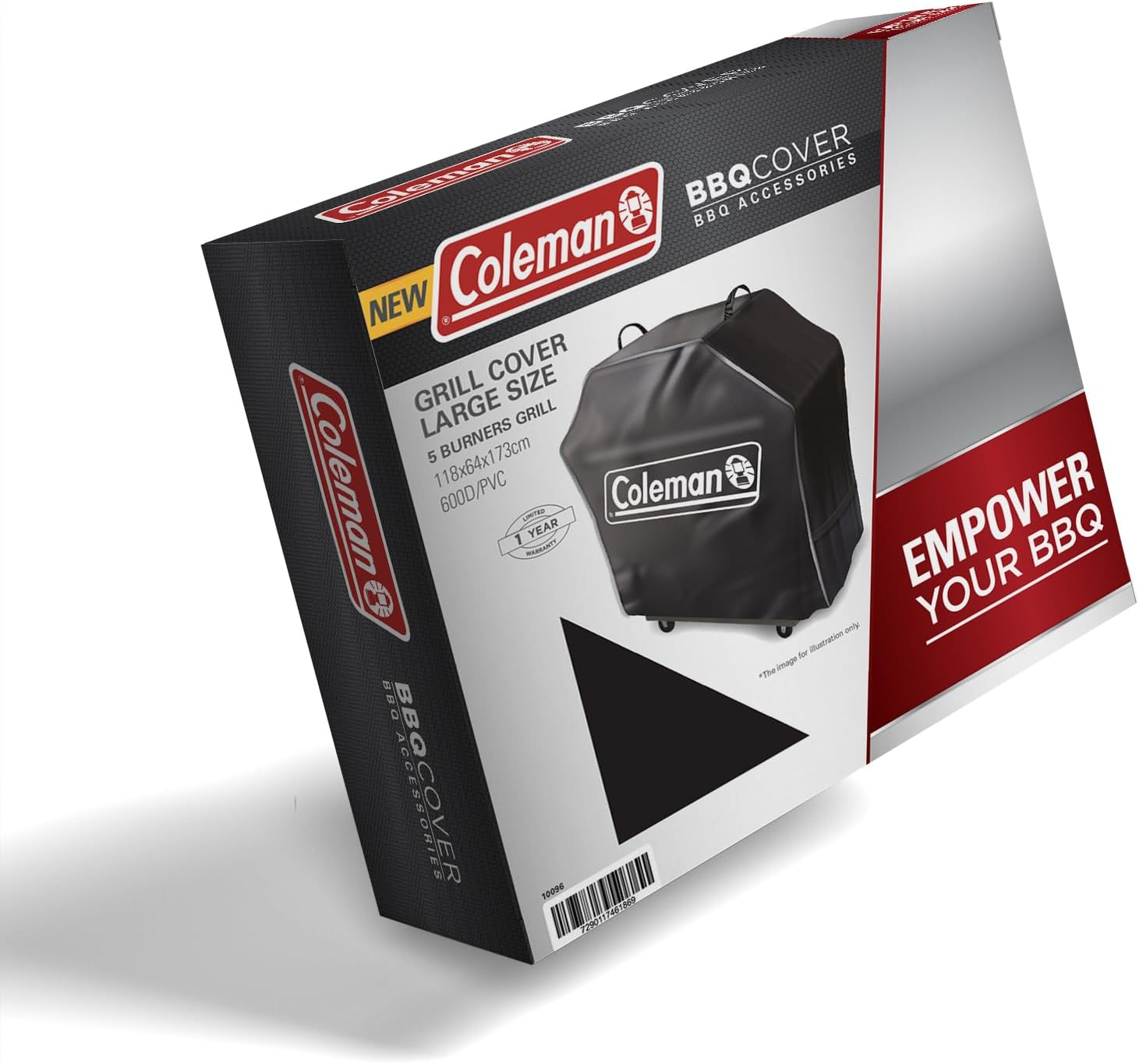 Coleman Premium Barbecue Cover, Large, 162 X 65 X 120 Cm Size image number 1