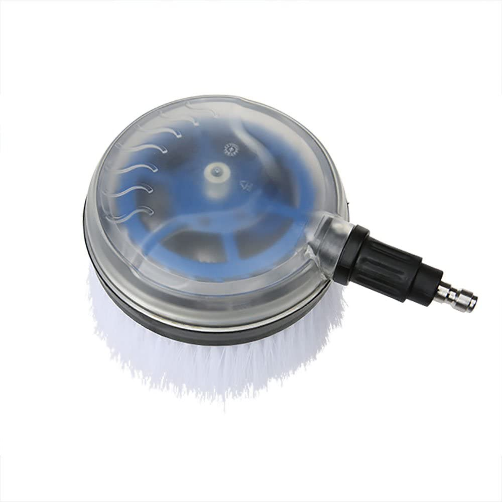 NUZAMAS Rotating Wash Brush, High Pressure Washer Accessories, Universal Quick Connector, Car Home Office Deck Decking Cleaning Tool image number 1