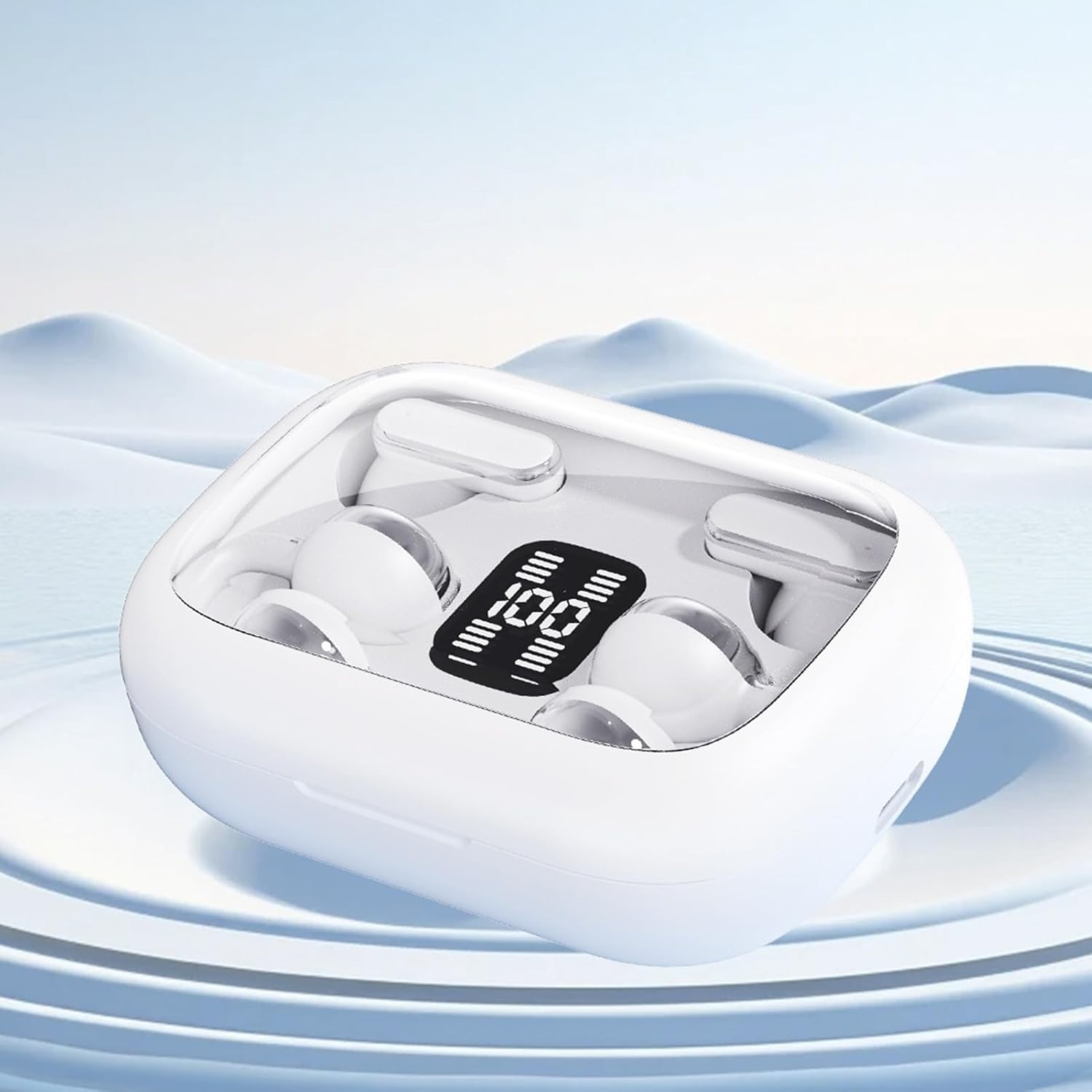 Yulokdwi In-Ear Earbuds, Wireless 5.4 Earphones Waterproof Earbuds, Comfortable Waterproof Electronic Accessories LED Display Sport Headphone for Phone Gym Workouts image number 1