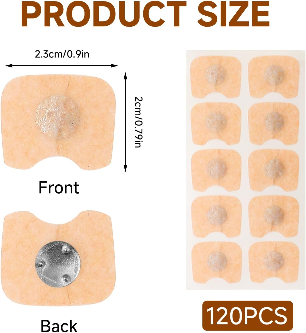 Magnetic Nasal Strips Refill Pack, 120Pcs/60-Day Skin Safe Anti-Snoring Devices, Nose Tape for Sleeping with Zinc Discs to Improve Breathing & Reduce Snoring image number 6