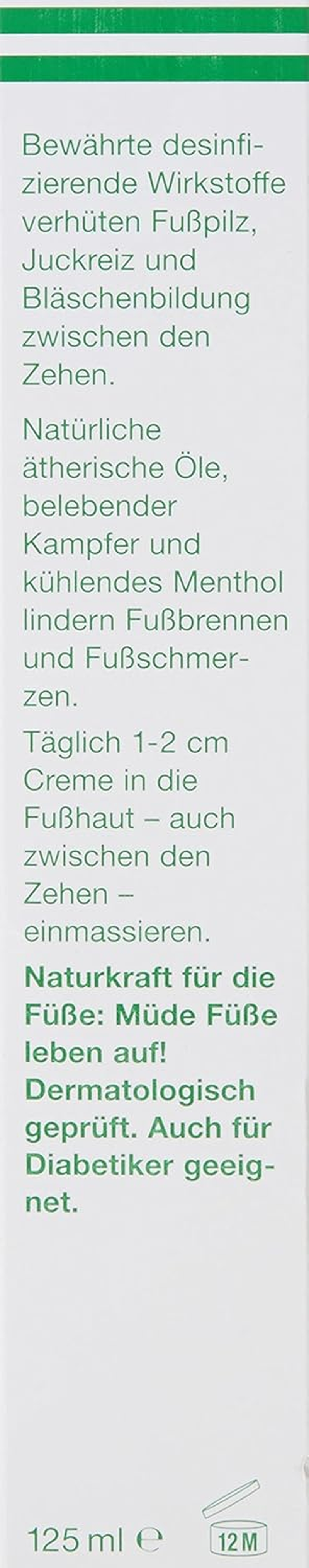 Gehwol Foot Cream Tube, Green 125 Ml image number 3