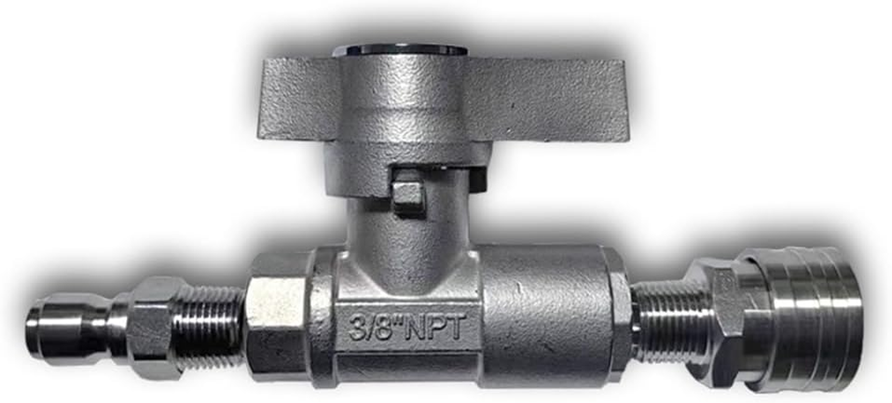 Ball Valve Pressure Washer, 3/8Inch Quick Connect Ball Valve for Power Washer Hose, High Pressure Ball Valve, 5000 PSI image number 3