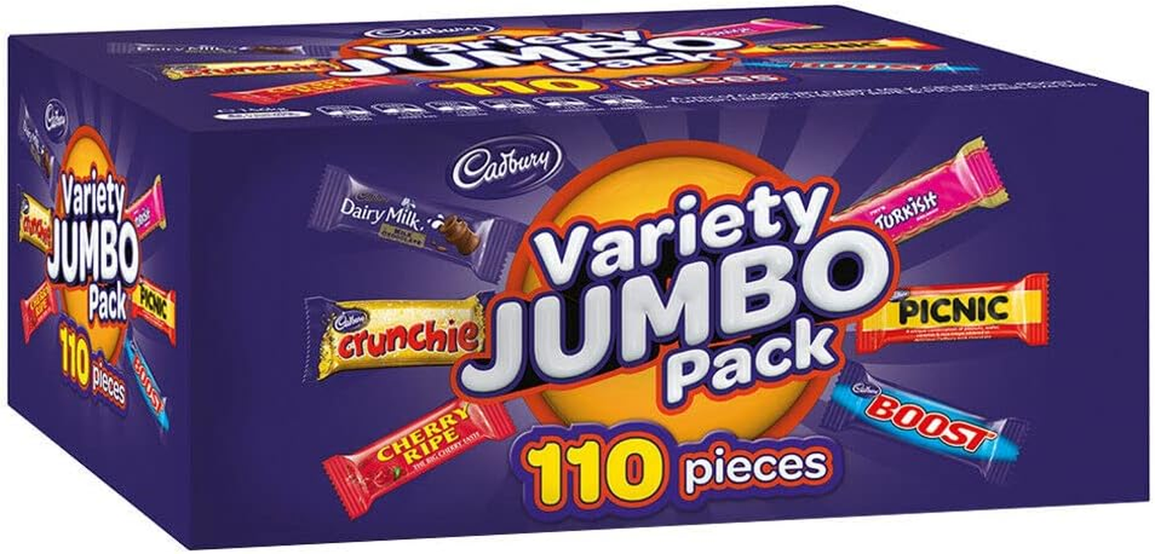 Cadbury Variety Jumbo Pack 110 Pieces 1.56Kg image number 2