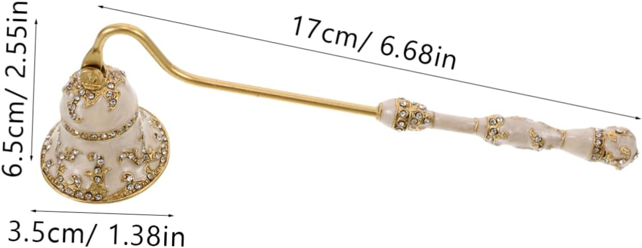 DECOMELODY Vintage Candle Snuffer Handheld Wick Extinguisher for Aromatherapy Home Hotel Restaurant Decor image number 5