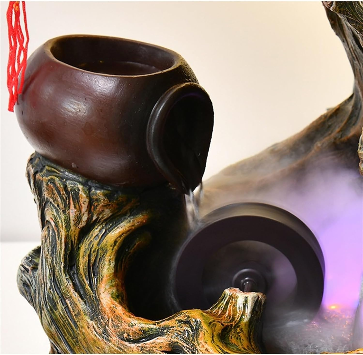 Outdoor Fountain Water Decoration, Peacock Circulating Office Living Room Courtyard, Outdoor Fountain