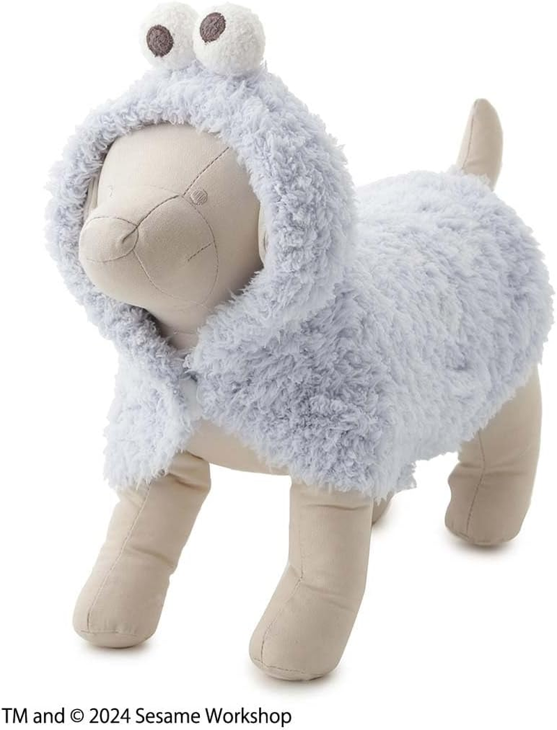 [Gelato Pique Cat & Dog] Cat&Dog [Sesame Street] Gelato Cookie Monster Cape PAGG245577 BLU S, Blue, S image number 4