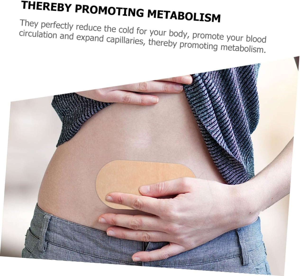 Healeved Warm Body Patch 25Pcs Natural Heating Moxibustion Patches for Pain Relief Neck Shoulder Lumbar Support Therapy image number 5