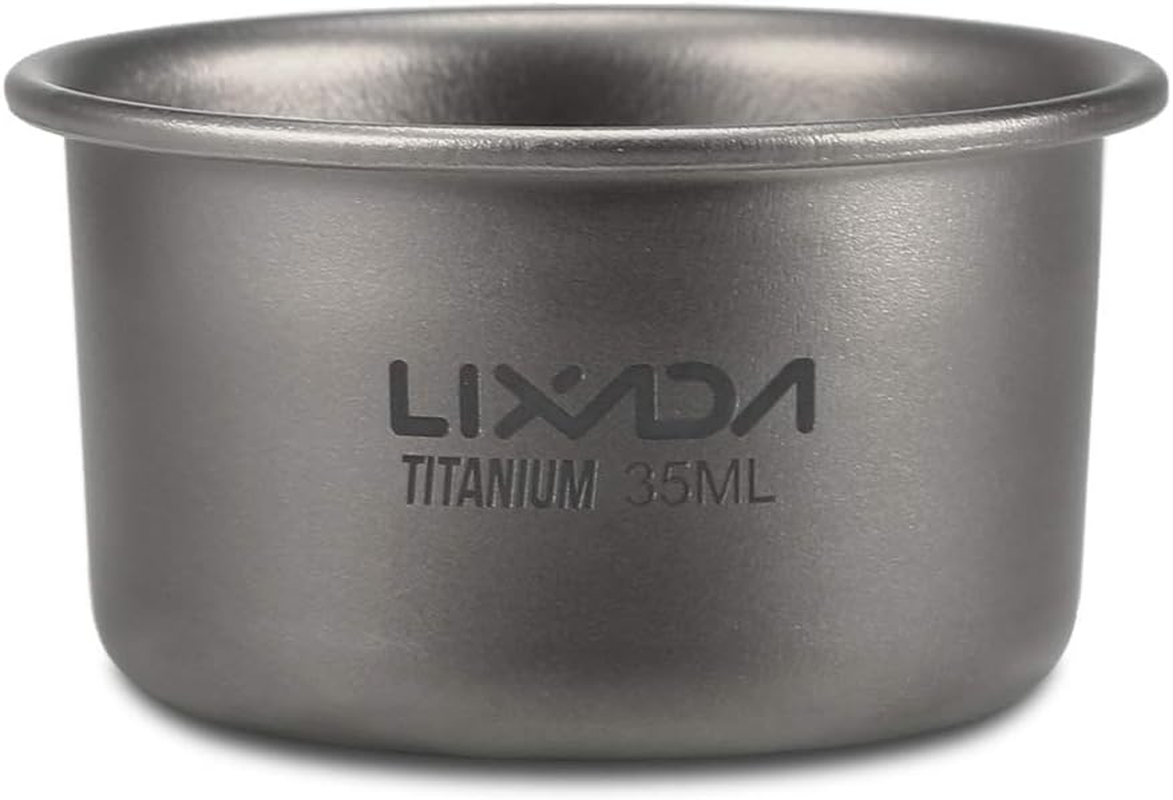 35Ml Mini Titanium Tea Cup Home Office Outdoor Camping Hiking Coffee Tea Cup Mug 8G image number 1