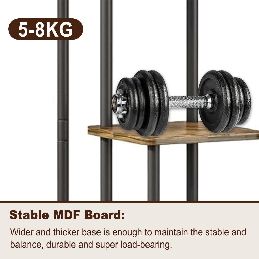 Delsol 5-Tier Metal Plant Stand Indoor Outdoor, Multiple Plants Corner Tall Flower Holders for Patio Garden Living Room Balcony Bedroom, Black image number 4