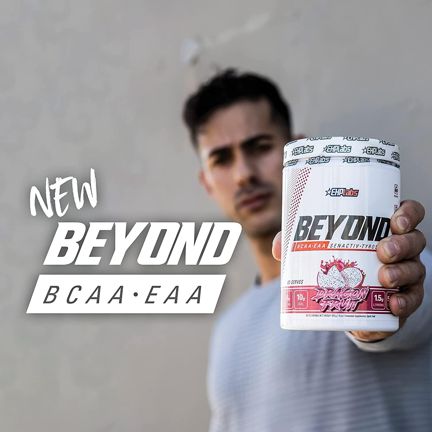 EHP Labs beyond BCAA + EAA - 10G of Essential Amino Acids, Assists with Muscle Endurance, Recovery & Fatigue (Kiwi Strawberry)