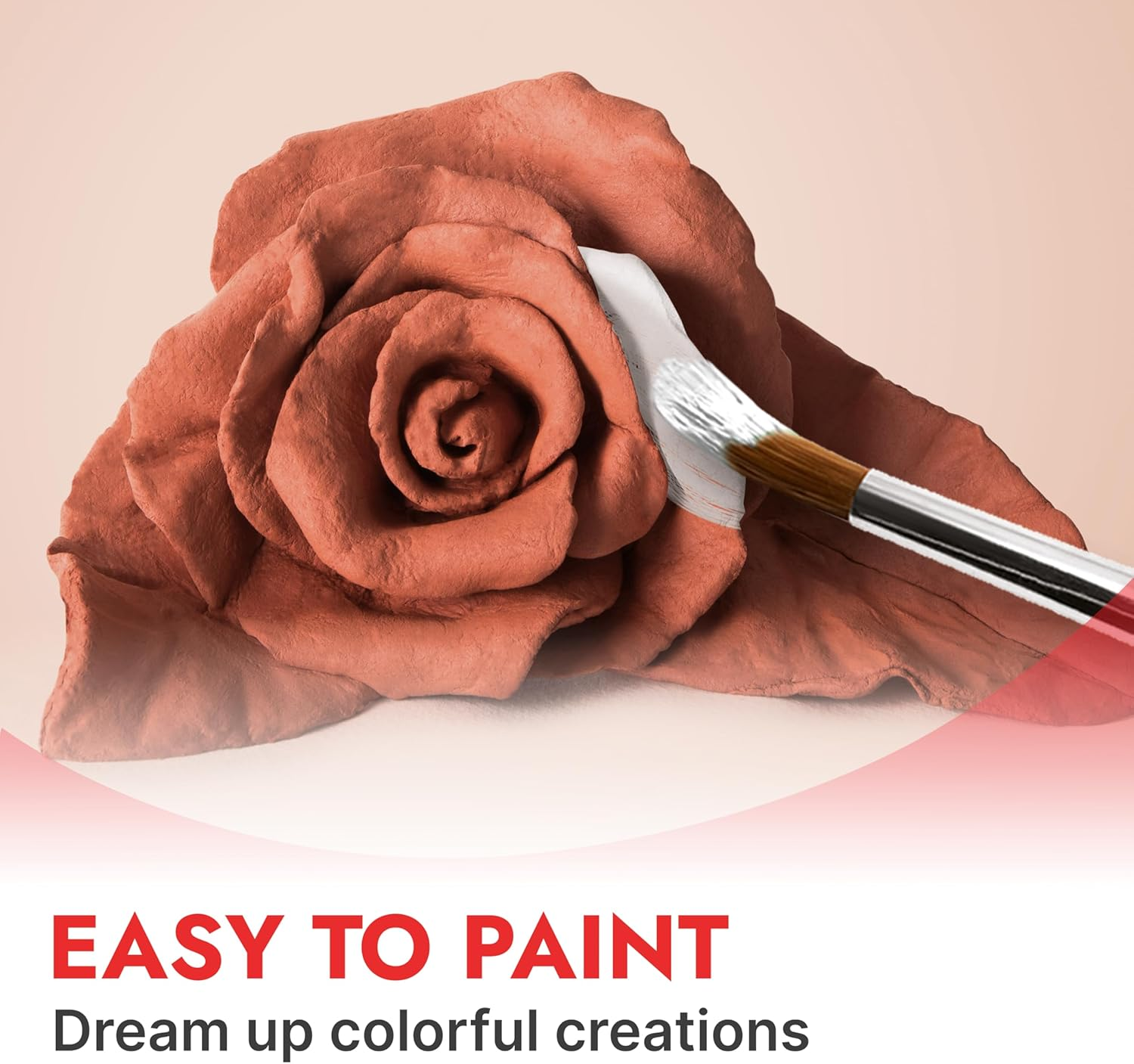 DAS Air-Hardening Modeling Clay, 2.2 Pound Block, Terra Cotta Color (387600), 23.9 X 10.1 X 3.3 Cm