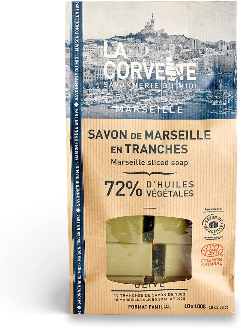 La Corvette Marseille Olive Oil Soap, 1 Kg, Beige image number 4