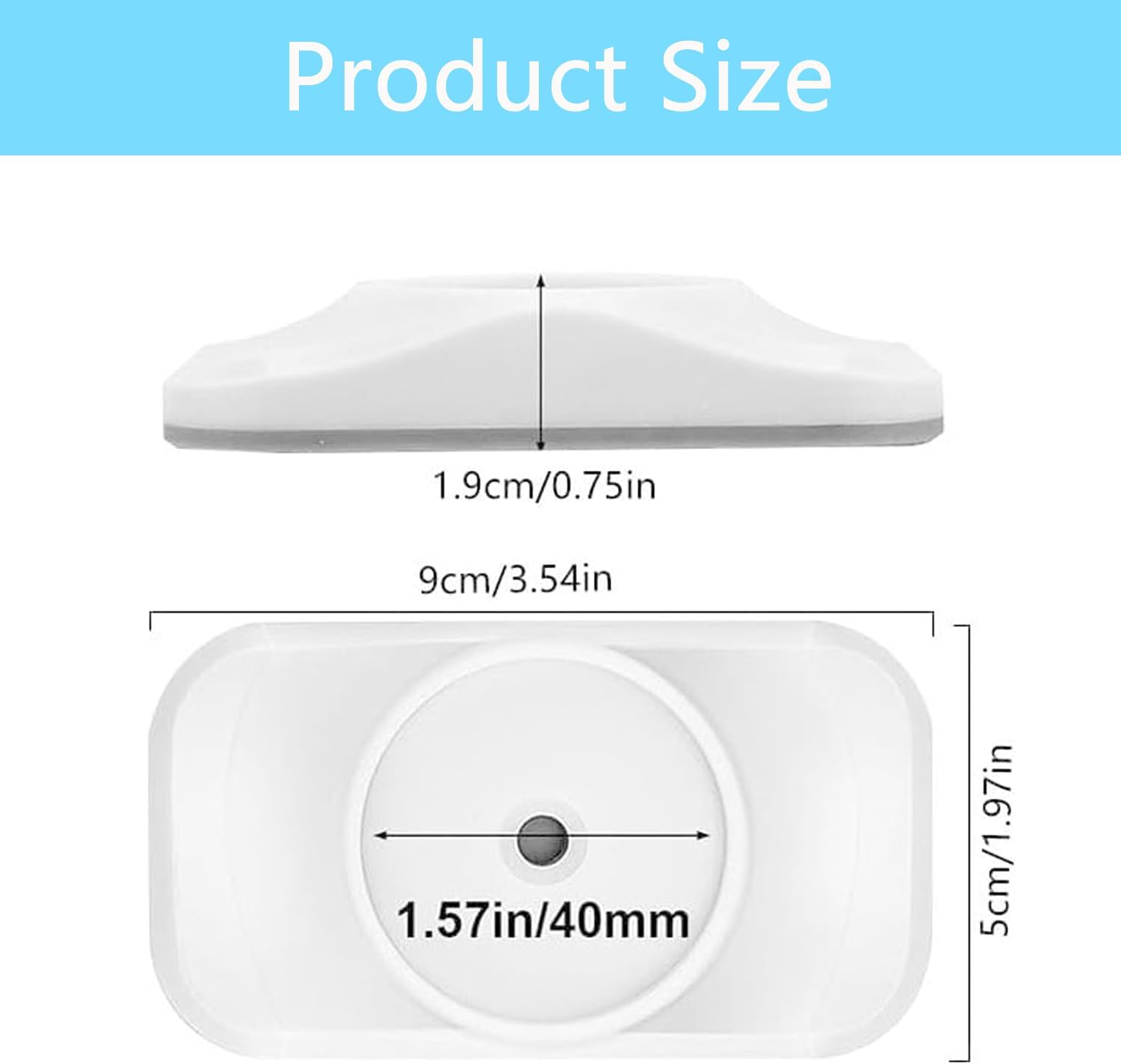 6Pcs Safety Gate Wall Protector Wall Saver Stair Gate Wall Protector Anti-Slip Stair Gate Wall Protector for Protecting Baby Pet Safety Baby Gate Wall Protector Replacement Parts Bundle image number 4