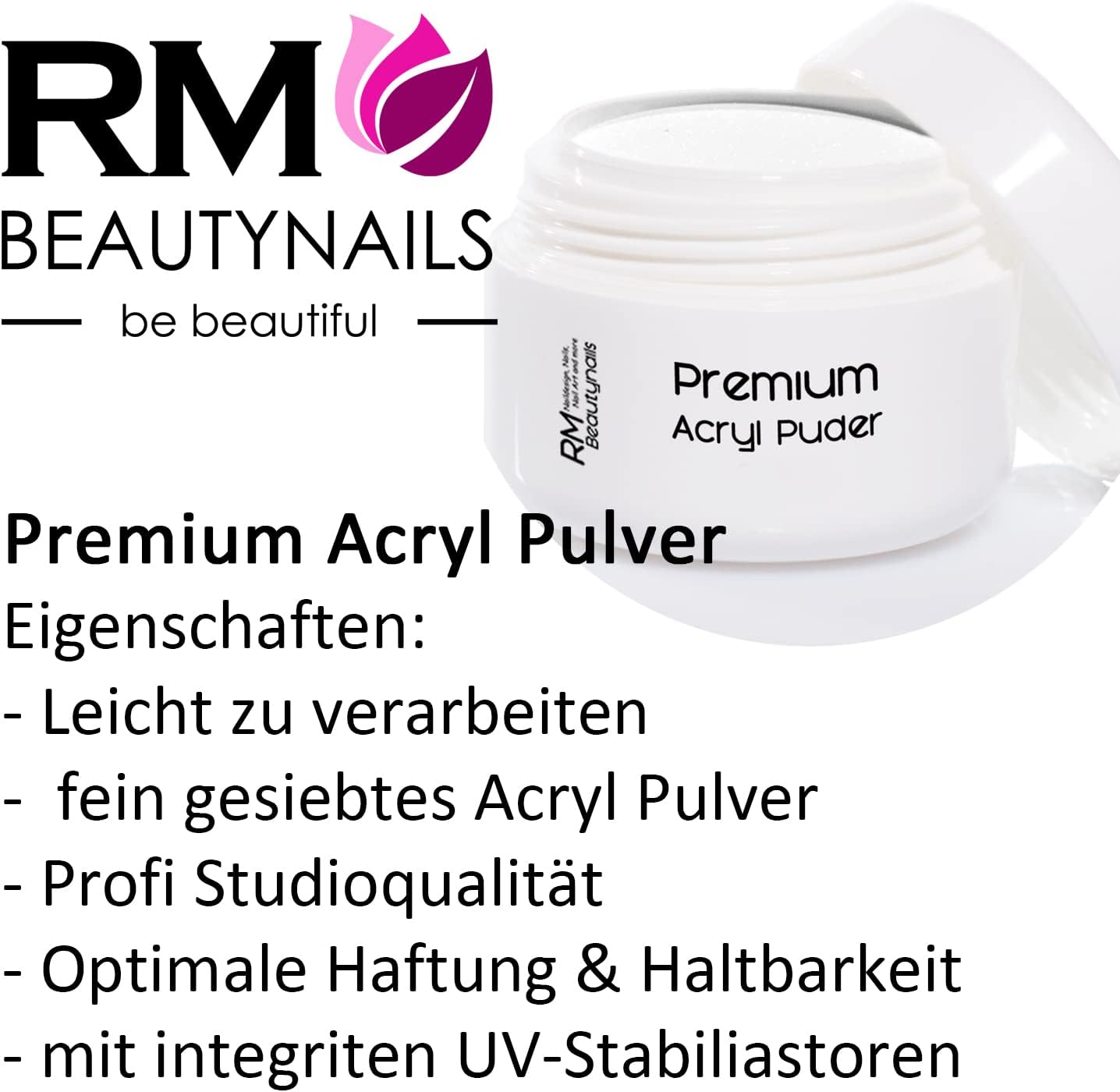 Clear Acrylic Powder Clear Acrylic Powder for Nail Art in Studio Quality image number 1