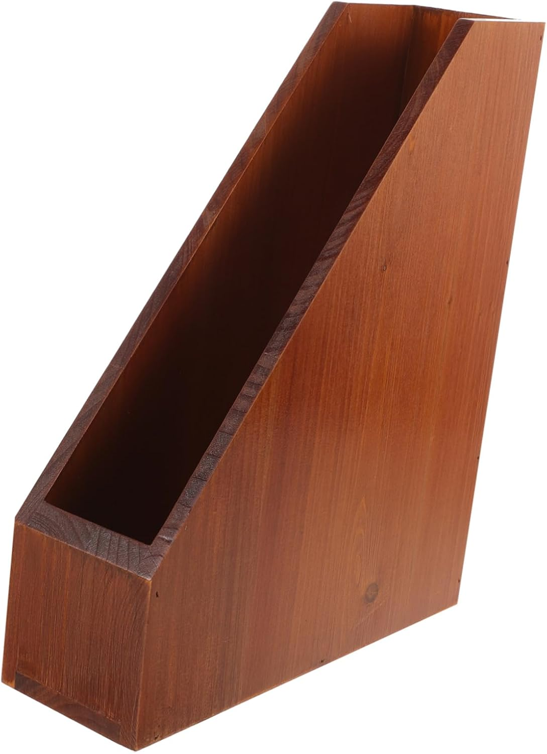 Operitacx Solid Wood Storage Box for Desktop Organization Lidless Wooden Box for Office Supplies and Home Decor for Desk Accessories image number 5