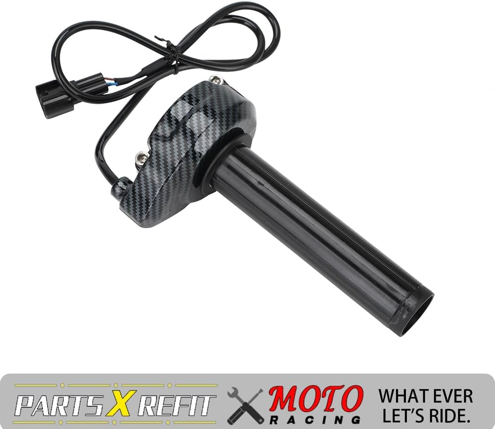 IUVWISN Electric Dirt Bike Throttle for Surron, Twist Handle Throttle Cable for Sur Ron Light Bee X LBX E-Ride Pro SS/S Imitation Carbon Fiber - Imitation Carbon Fiber image number 2