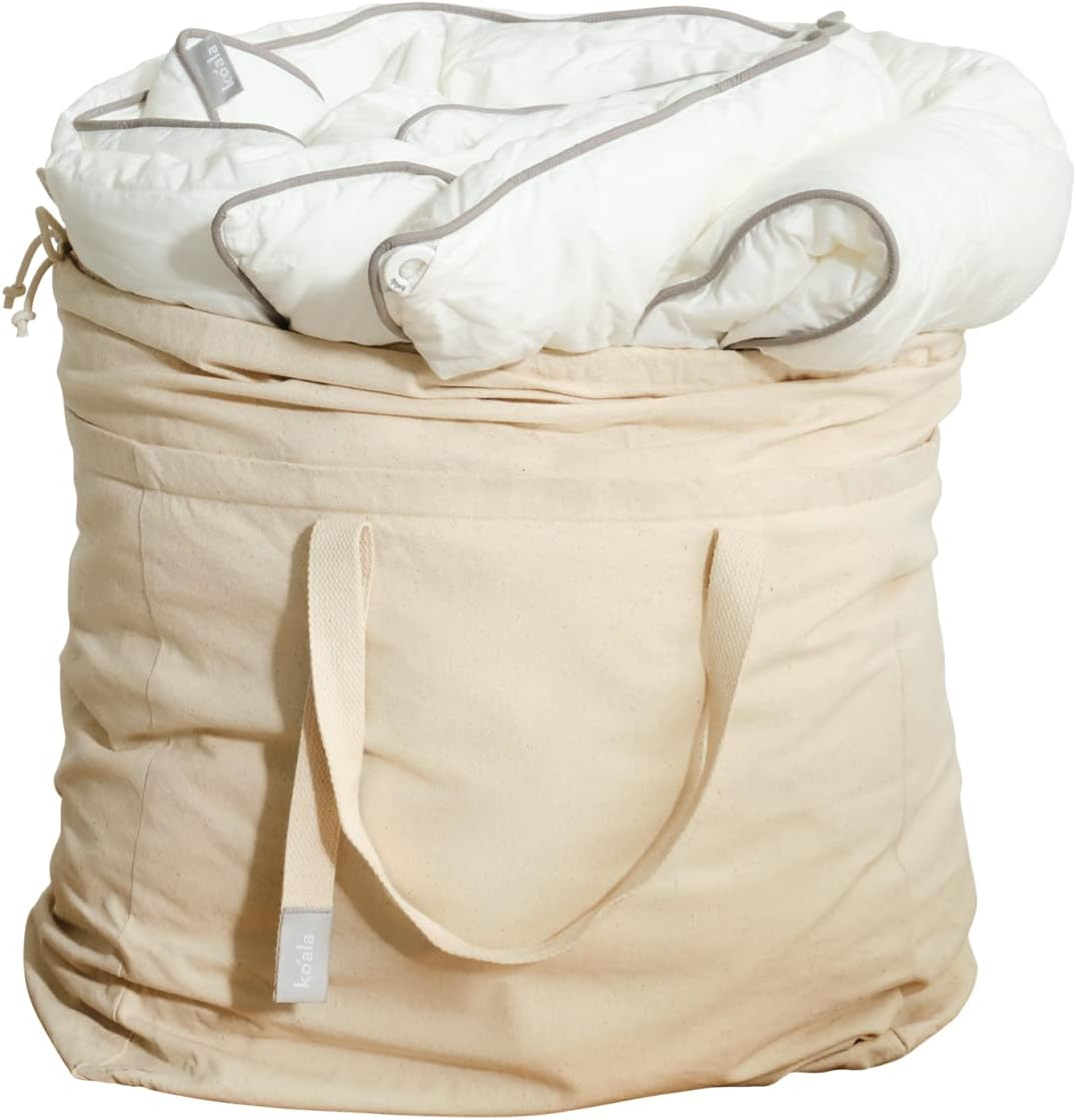 Koala All Seasons White Duvet Insert/Hypoallergenic, Alternative Quilted Bedding Comforters with Duvet Tabs/Machine Washable, Lightweight Soft Cloud Feel Duvet Insert, Queen image number 3