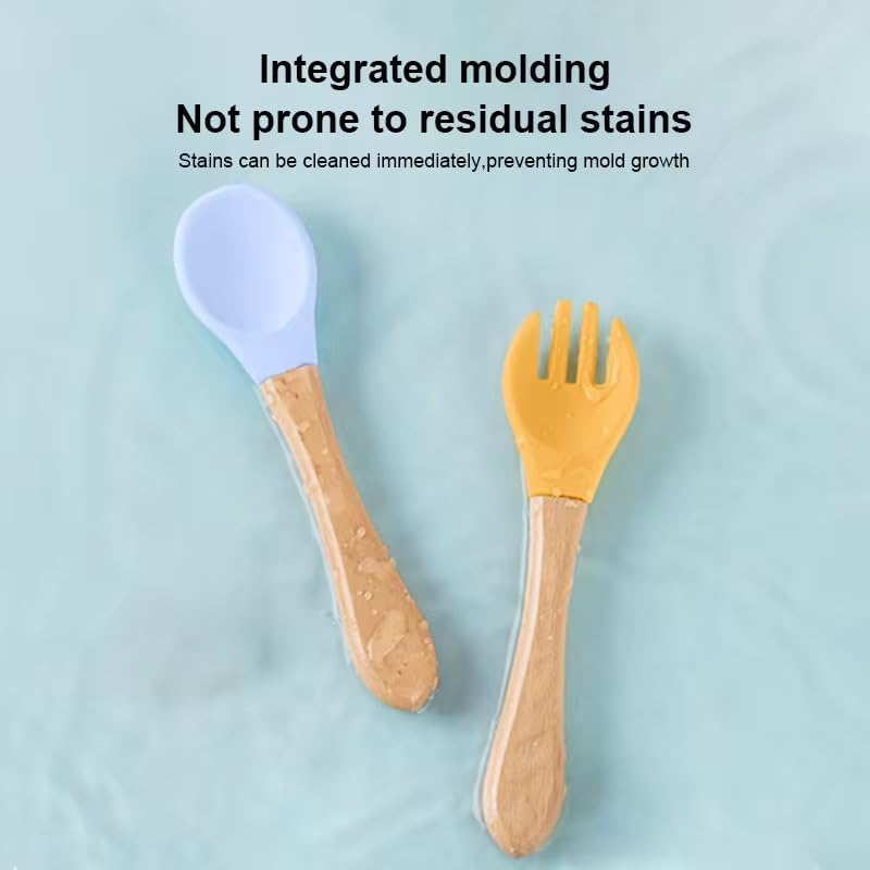 16-Piece BPA Free Silicon Baby Feeding Set Including Two Sizes Finger Toothbrush and Case. (Light Blue)