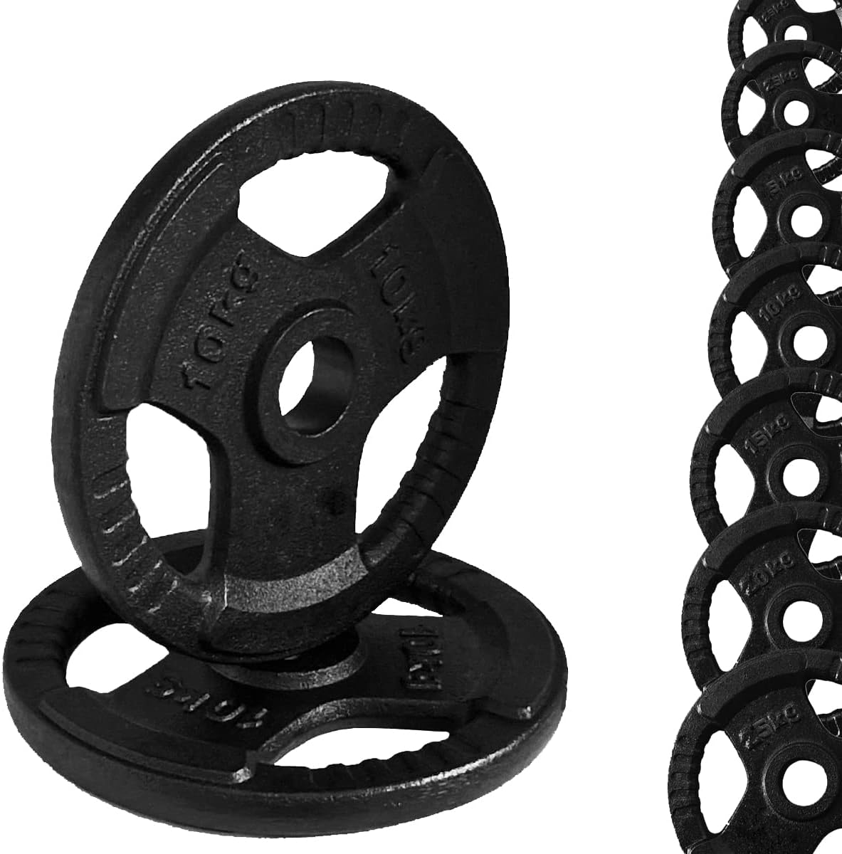 Olympic Cast Iron Discs Hole &Oslash;50 Mm for Gym and Home Gym from 1.25 to 25 Kg for Dumbbells and Barbell