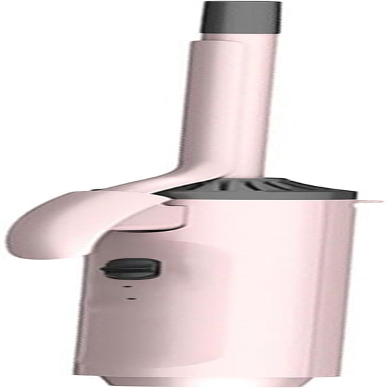 Heat Curling Iron, Heating Portable Easy to Use Skinny Hair Curling Iron Wand (9Mm Two Level ‑ Pink)