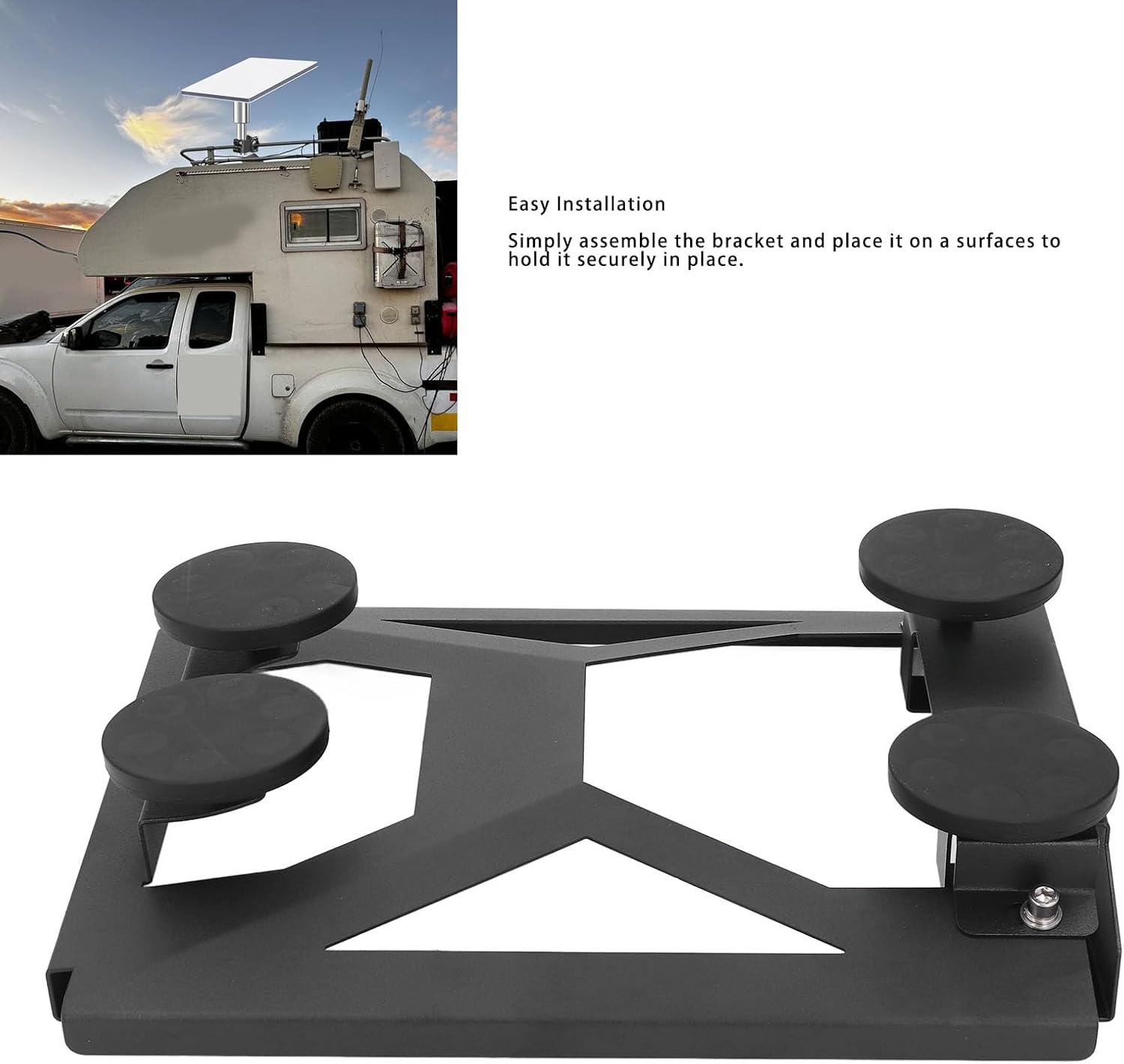 Mini Car Mount, Mini Sunroof Suction Cup Mount, Roof Mounting Kit for Car and Sunroofs, 4 Powerful Magnets, Support up to 200 Pounds, Alloy Steel for RV image number 3