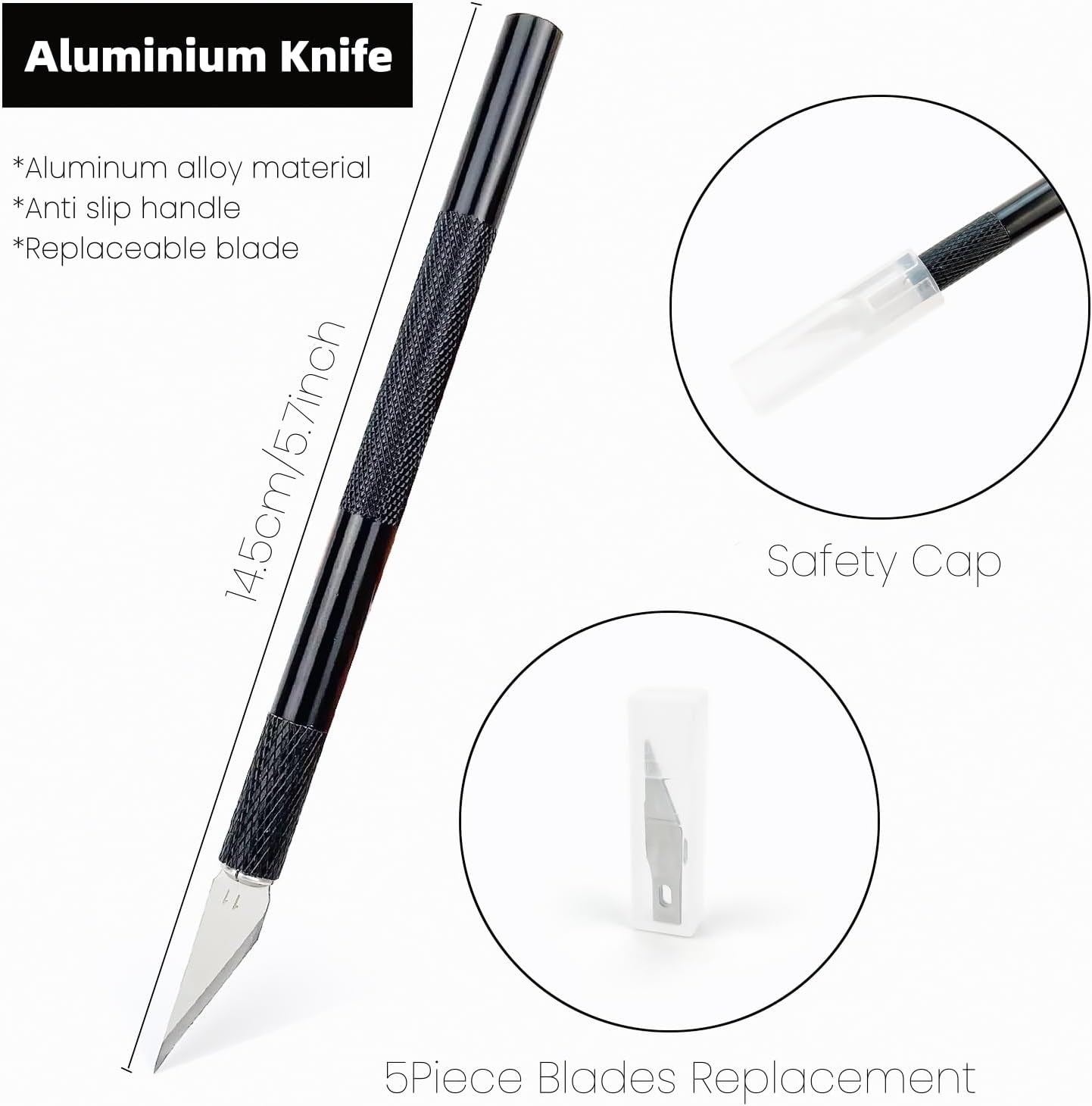 Umaki Car Vinyl Wrap & Window Tint Installation Kit - 10-Piece with Magnetic Squeegee, Safety Razor Cutter, Spray Bottle, Carbon Fiber Gloves for PPF, Automotive Detailing & Glass Film Application image number 3