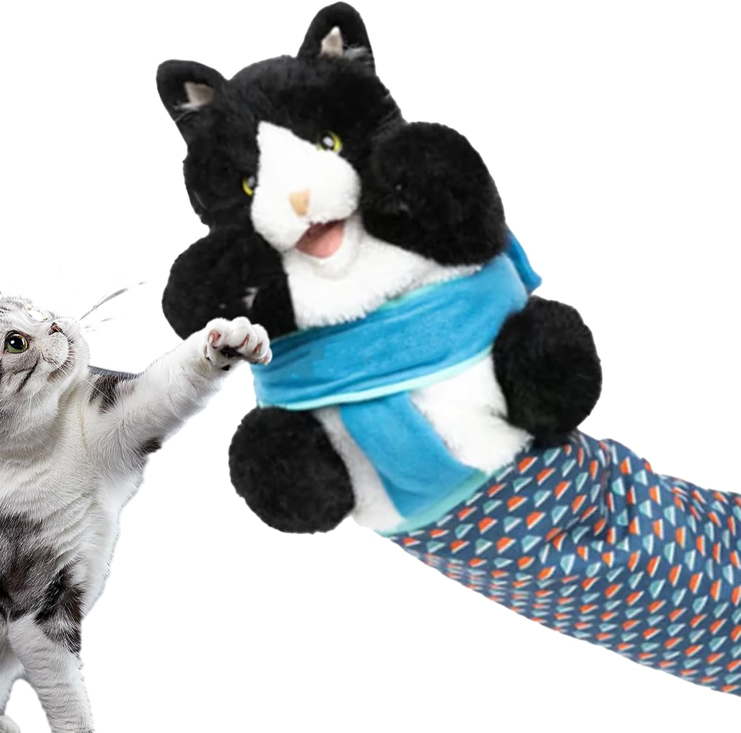 Generic Cat Puppet Wrestler, Interactive Cat Wrestling Toy Puppet. Kitten Wrestler Game with Sturdy Padding, Plush Cat Arm Wrestle Toy Interactive Play image number 4