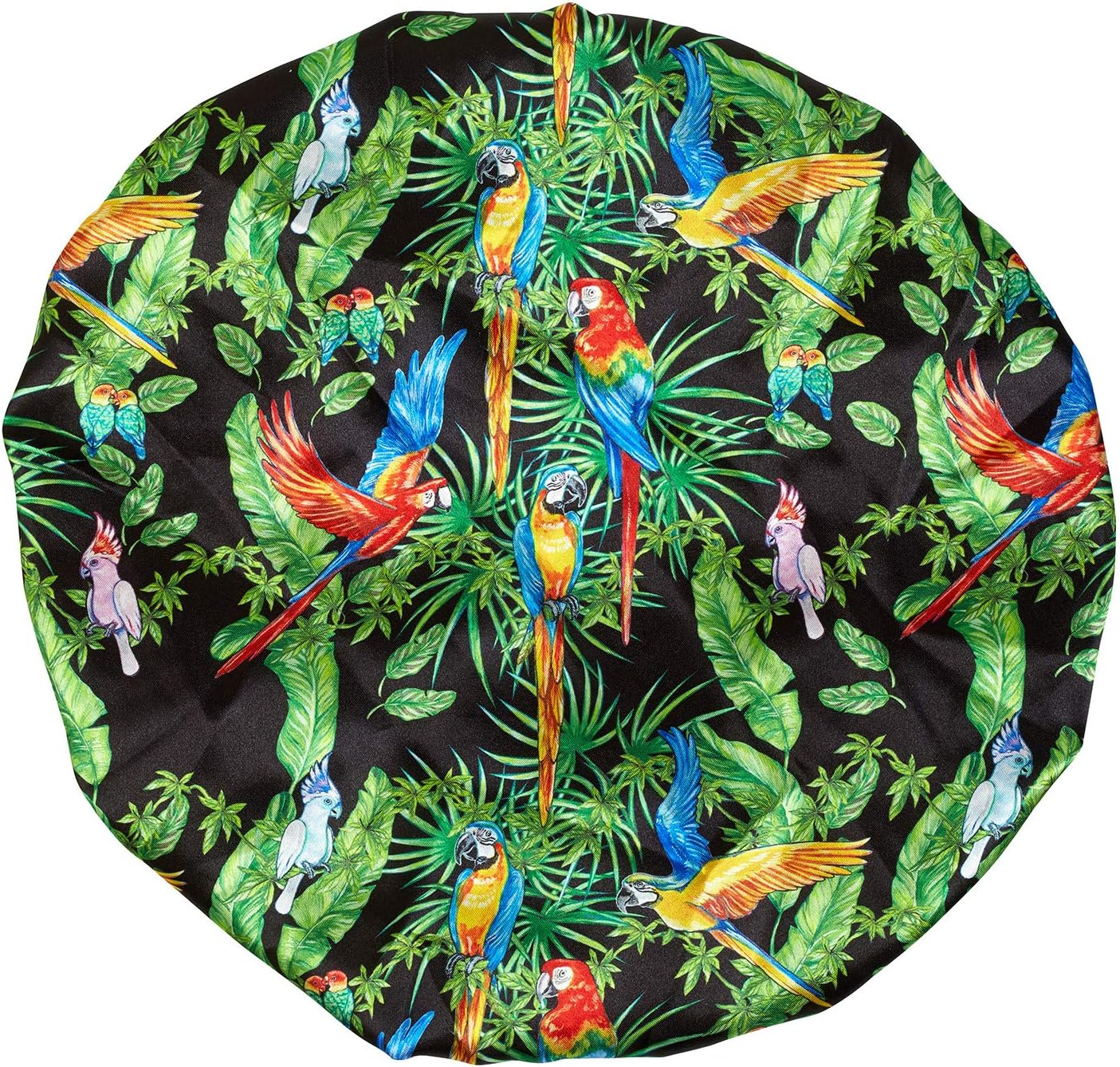 Bodylife Satin Sleep Bonnet Sleep Cap Fantastic Feathers 27Cm image number 2