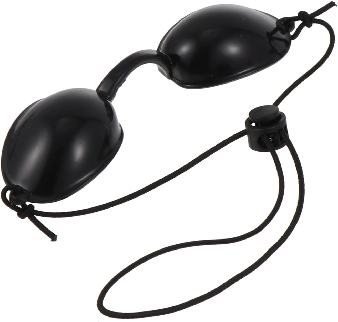 Baluue Tanning Goggles Eye Protection Glasses Flexible Tanning Eyeshields Eyeshields Individual Tanning Eye Protection Silicone Goggle for Men Women, Black image number 2