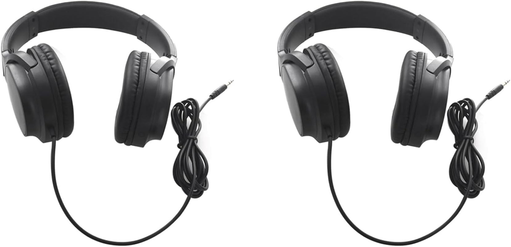 ZUYERW 2X Guitar Headphone Guitar Amplifier Audio Mixer over Ear Headset Retractable Foldable Wired Stereo Headphone image number 5