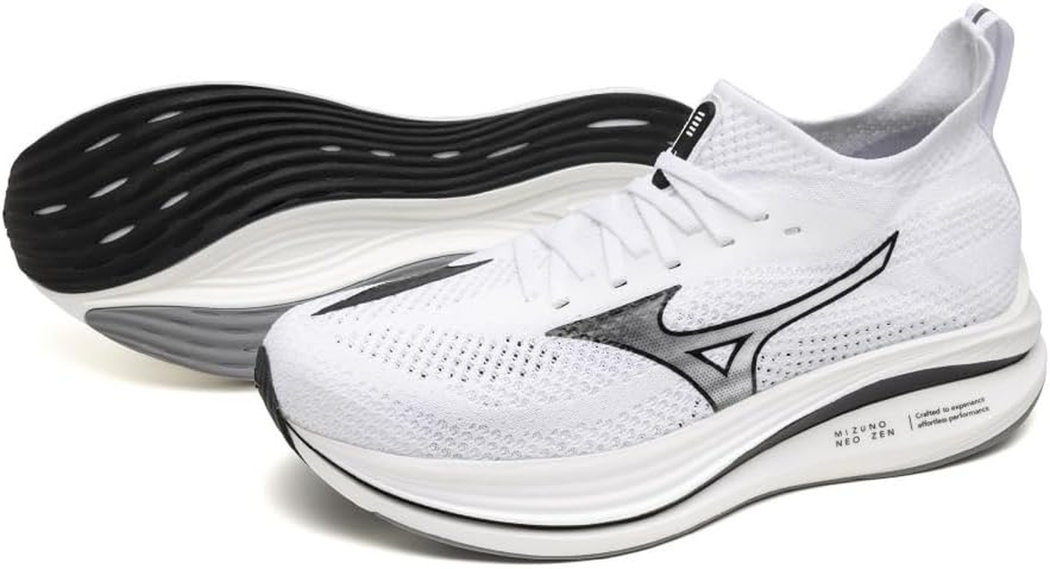 Mizuno Running Shoes, Neo Zen, Jogging, Marathon, Training, Sports, Lightweight, Resilient, Thick Sole