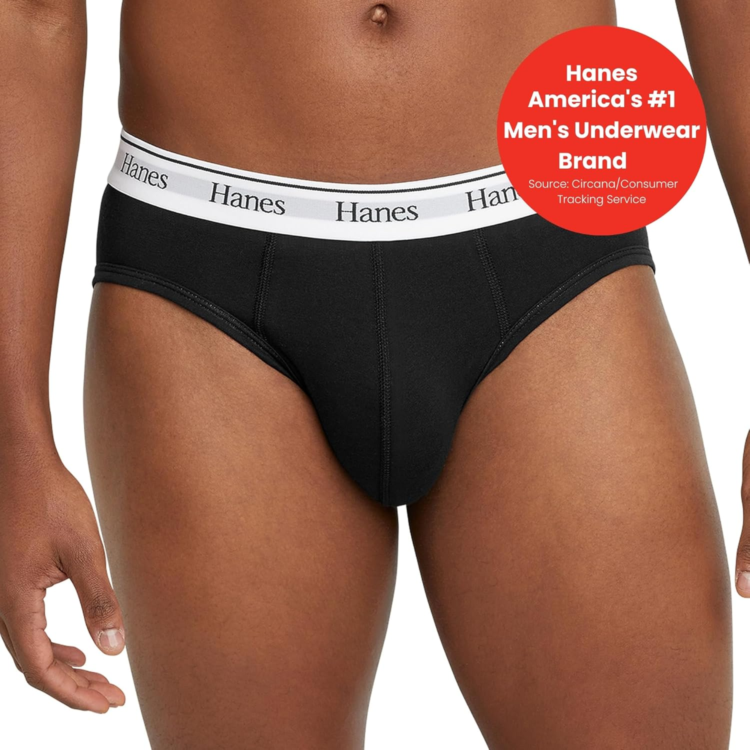 Hanes Originals Stretch Cotton Briefs Pack, Moisture-Wicking Underwear for Men, 3-Pack image number 4