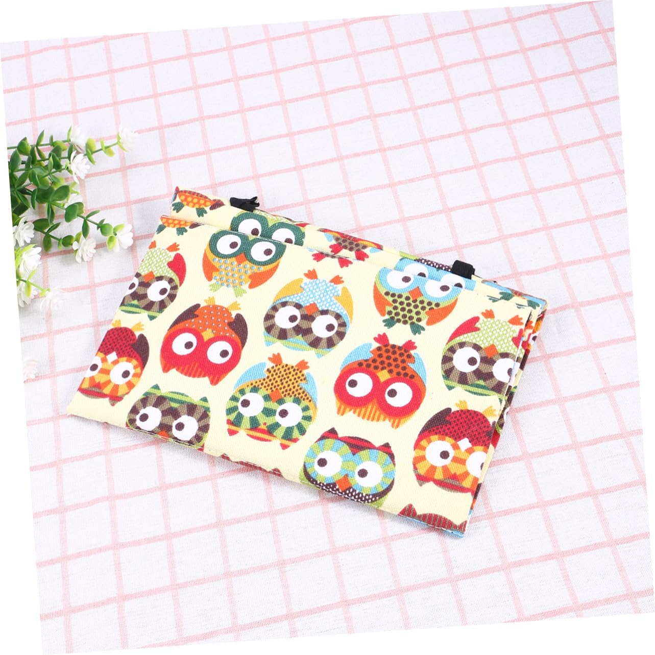 VILLFUL Parrot Nest Canvas Triangle for Conures Owl Print Design Comfortable Bird Bed for Parrots and Small Birds Ideal for Bird Cage Accessories image number 4