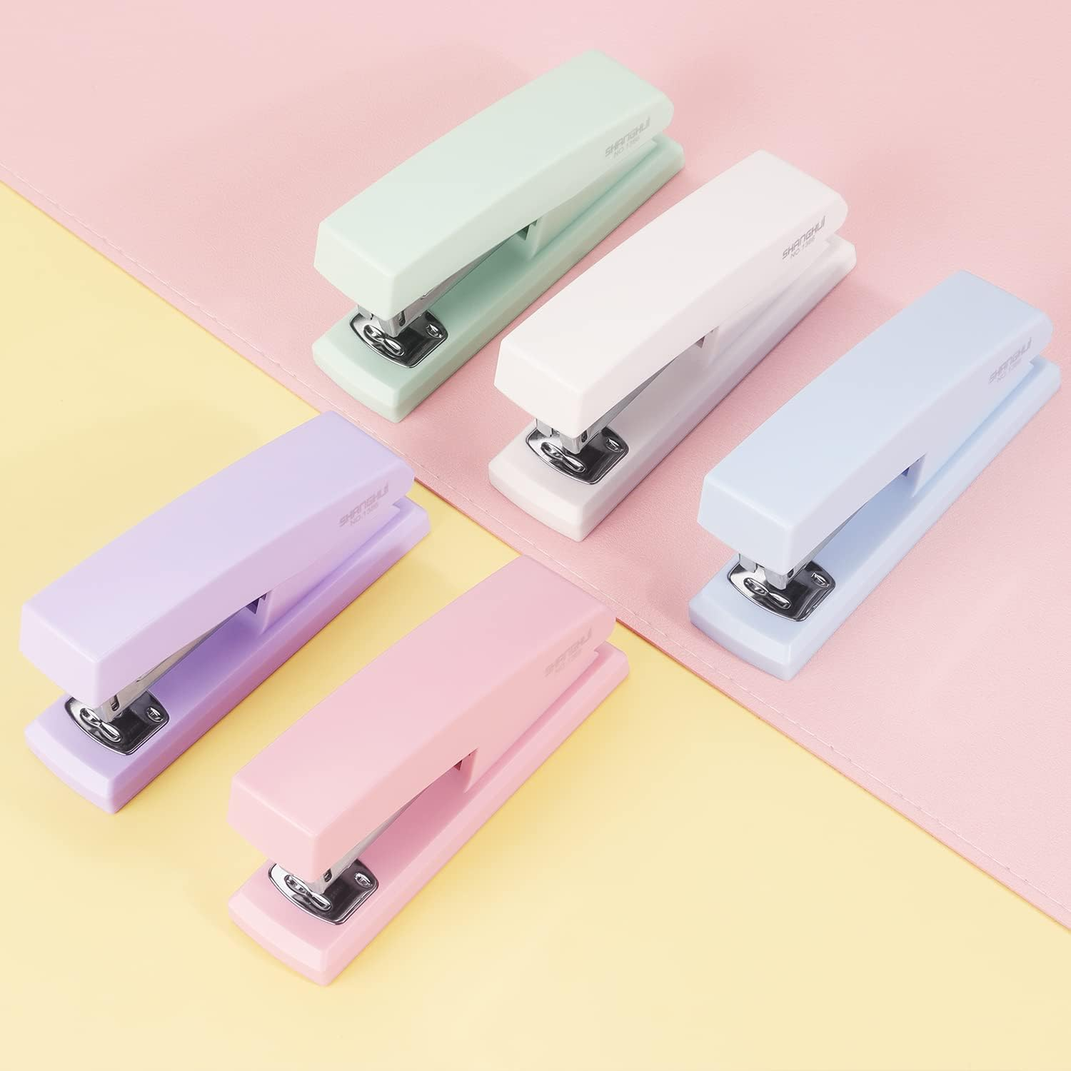 Tamaki Office Stapler, Blue, Modern Style, 80 Staples, 20 Sheet Capacity - Blue image number 3