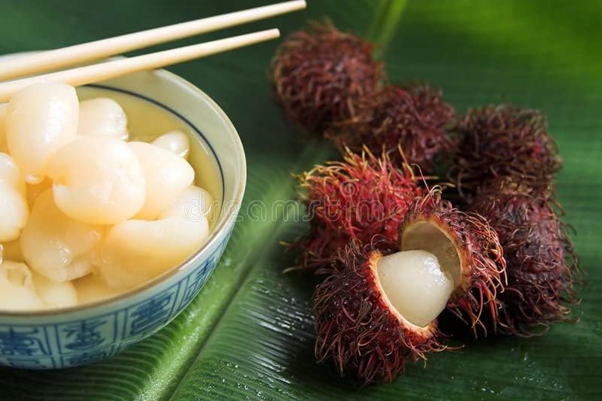 Golden Choice Rambutan in Syrup | Canned Fruit for Healthy Snacks | 565 G image number 3