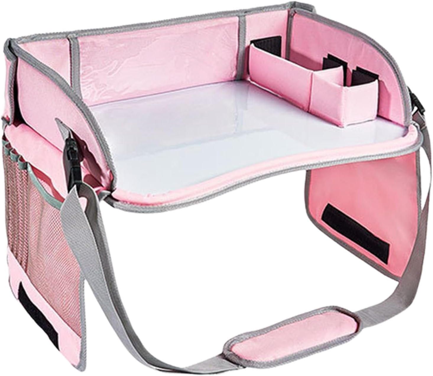 Car Seat Travel Tray,Kids Lap Tray for Car Seat - Portable Car Seat Activity Table Tray, Car Seat Snack Game Tray for Airplane and Stroller