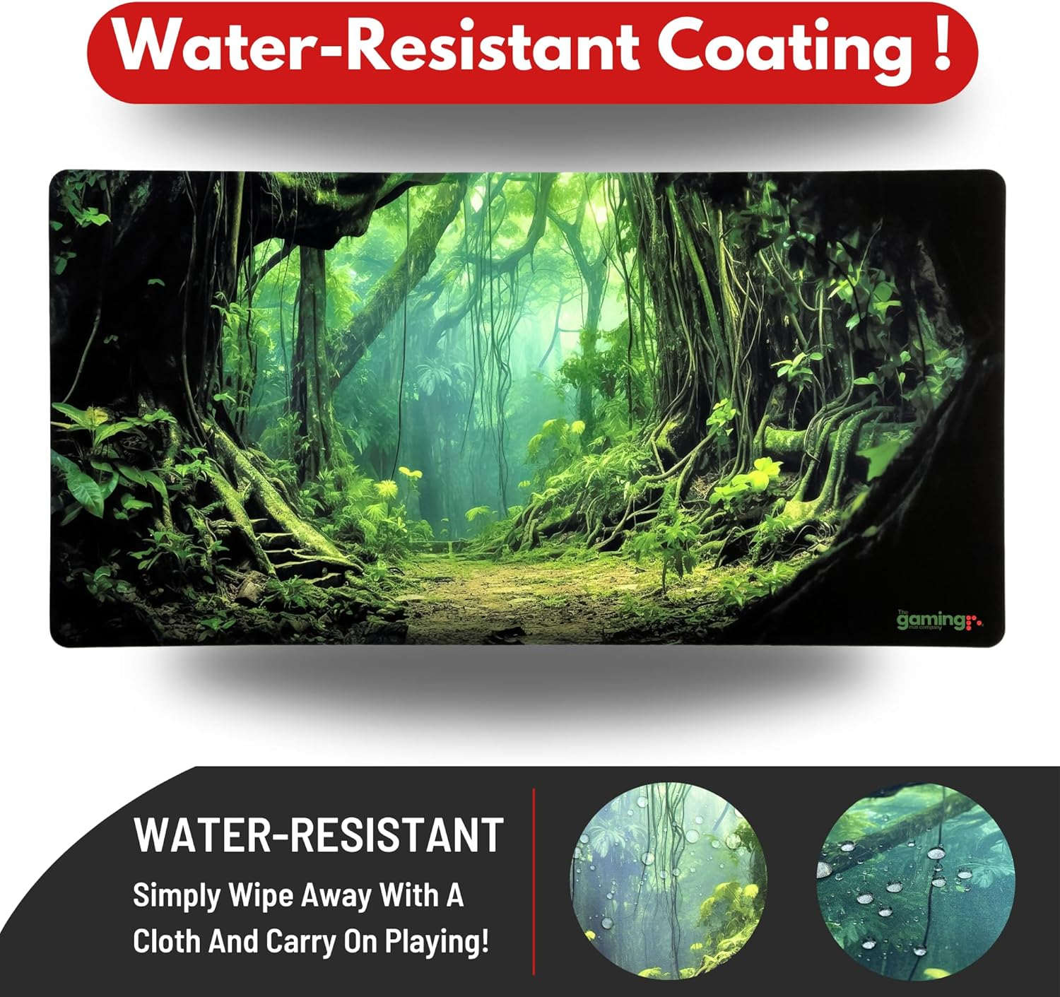 The Gaming Mat Company Single Player MTG Playmat & Gaming Mouse Pad - 72 X 36 Cm Forest Gaming Mousepad Compatible with Magic the Gathering Playmats MTG Cards Yugioh Gaming Mat Large Mouse Pad image number 1