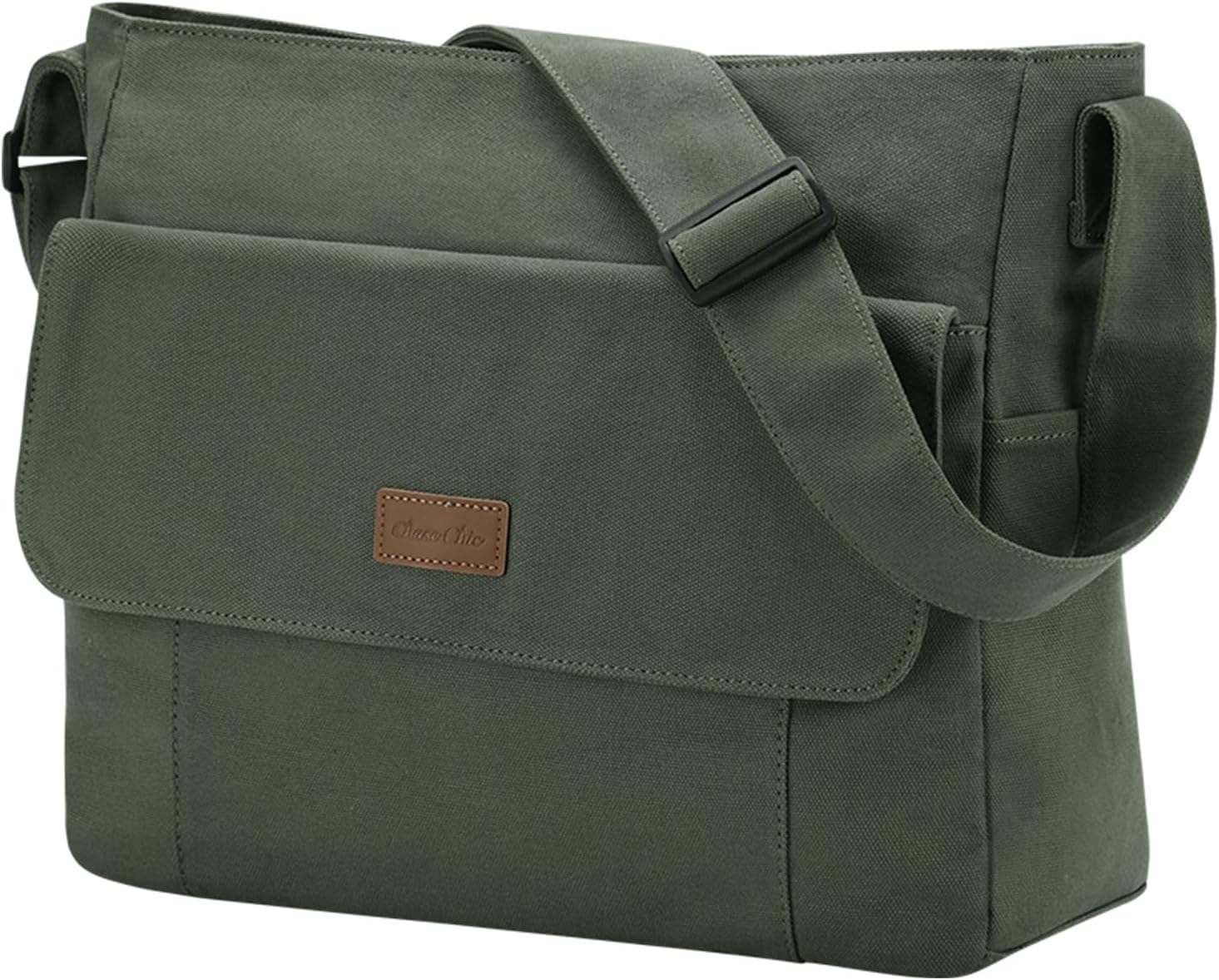 Canvas Messenger Bag,Chase Chic Large Laptop Crossbody Sholder Satchel Work College Tote Bag for Men Women