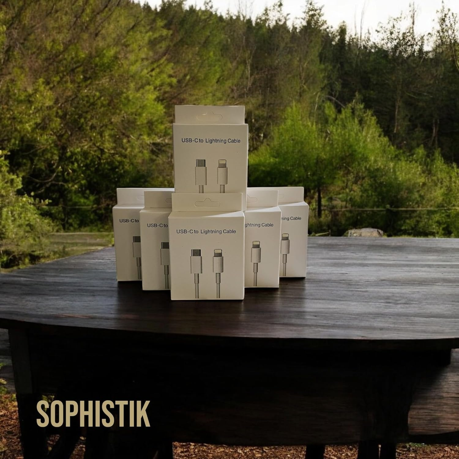 SOPHISTIK 1M & 2M USB-C to Lightning Cable, Apple Mfi Certified, 3X Fast Charging Data Sync Cable, Iphone Charger for 14, 13, 12, 11, 8 Pro Max (2 Meter) image number 2