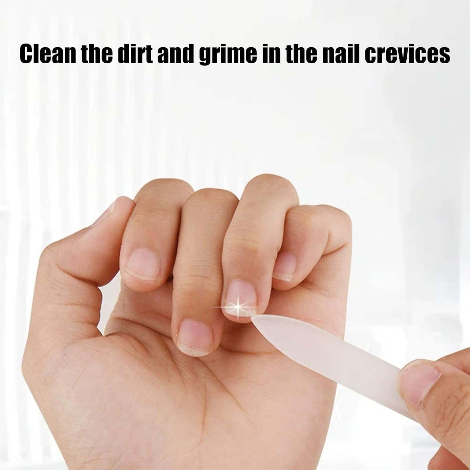 CTOUUGRS 3 Pack Crystal Glass Fingernail File with Case Professional Czech Glass Nail File Double-Sided Etched Emery Boards for Nails Gentle Nail Care Stocking Stuffers for Women or Adults