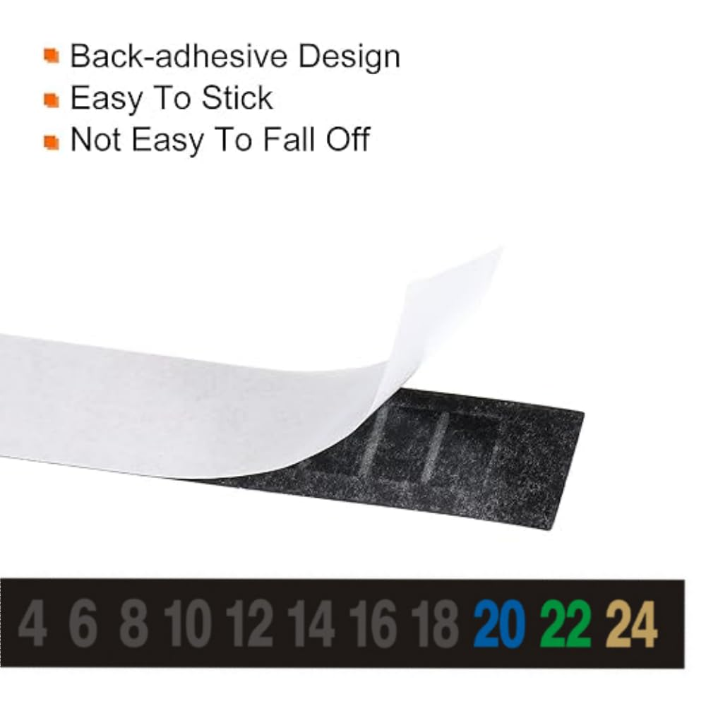 2Pcs Durable Discoloration Thermometer Stick-On Aquarium Temperature Fish Tank Temperature Sticker Aquarium Accessories Digital Dual Scale Stick-On and Attractive for Fish Tank 10℃ to 40℃ image number 2