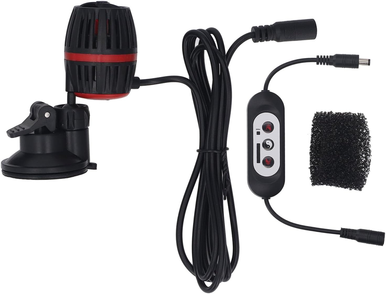 Submersible Water Pump, 4 Gears Variable Frequency Aquarium Circulation Pump Aquarium Wave Maker Efficient Circulation Fish Tank Circulation Pump for Fish Tank (Black) image number 3