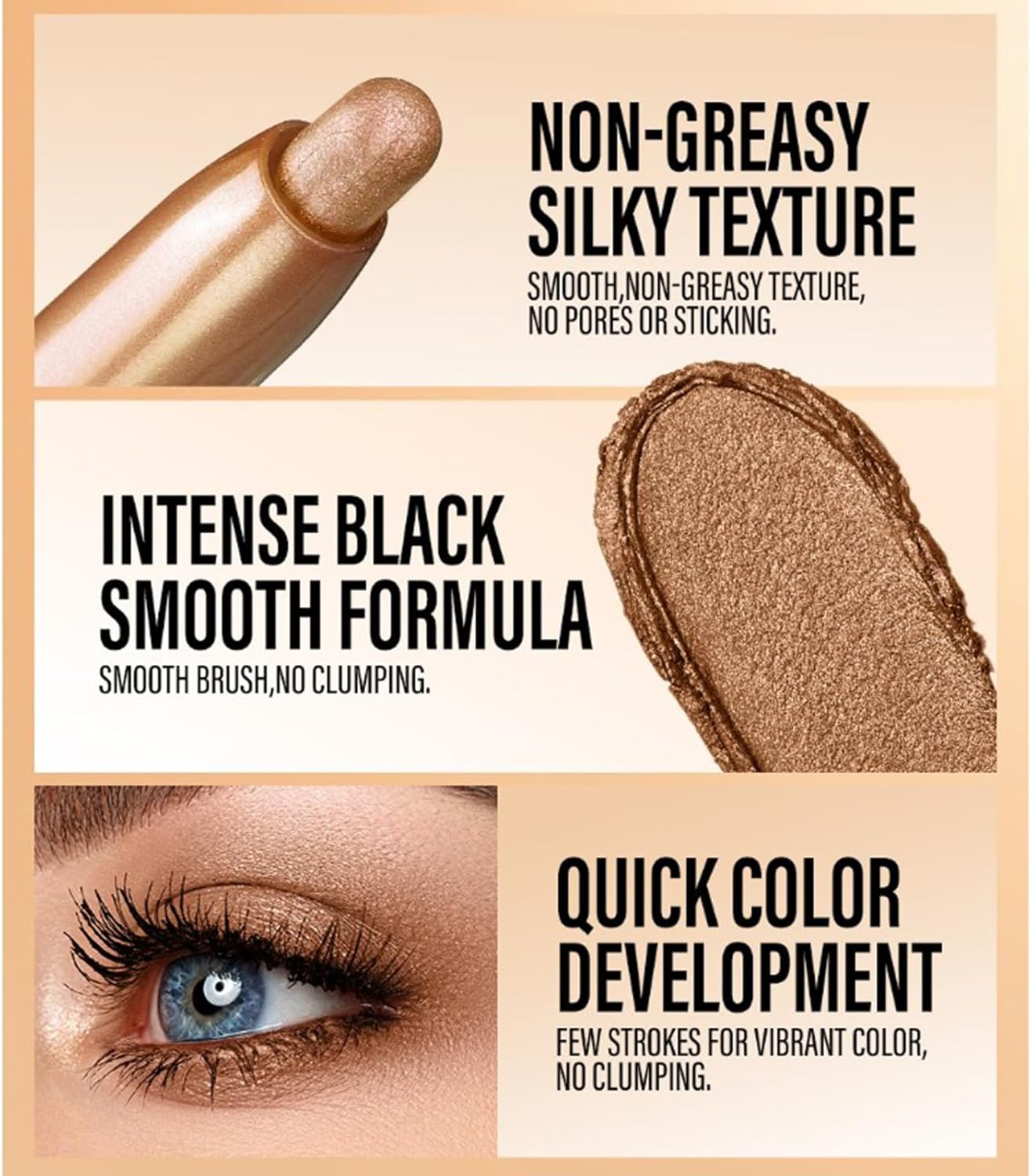 Roseflower 6 Colors Eyeshadow Shimmer Stick, Highlighter Eye Shadow Stick Set, Colorful Eyeshadow Pencil Crayon Creamy, Waterproof Pearly Sparkle Glitter Cream Stick Pen Eyeliner Makeup for Women - A image number 5