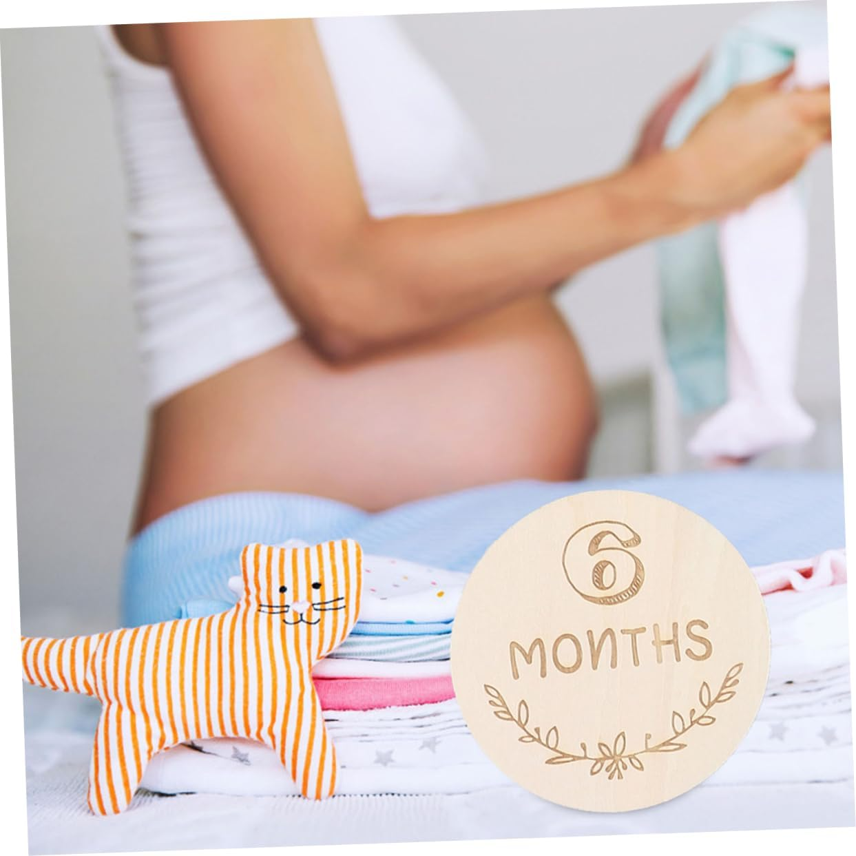 UPKOCH Milestone Cards Pregnancy Commemorative Birthday Cards Newborn Birth Photo Props for Newborns