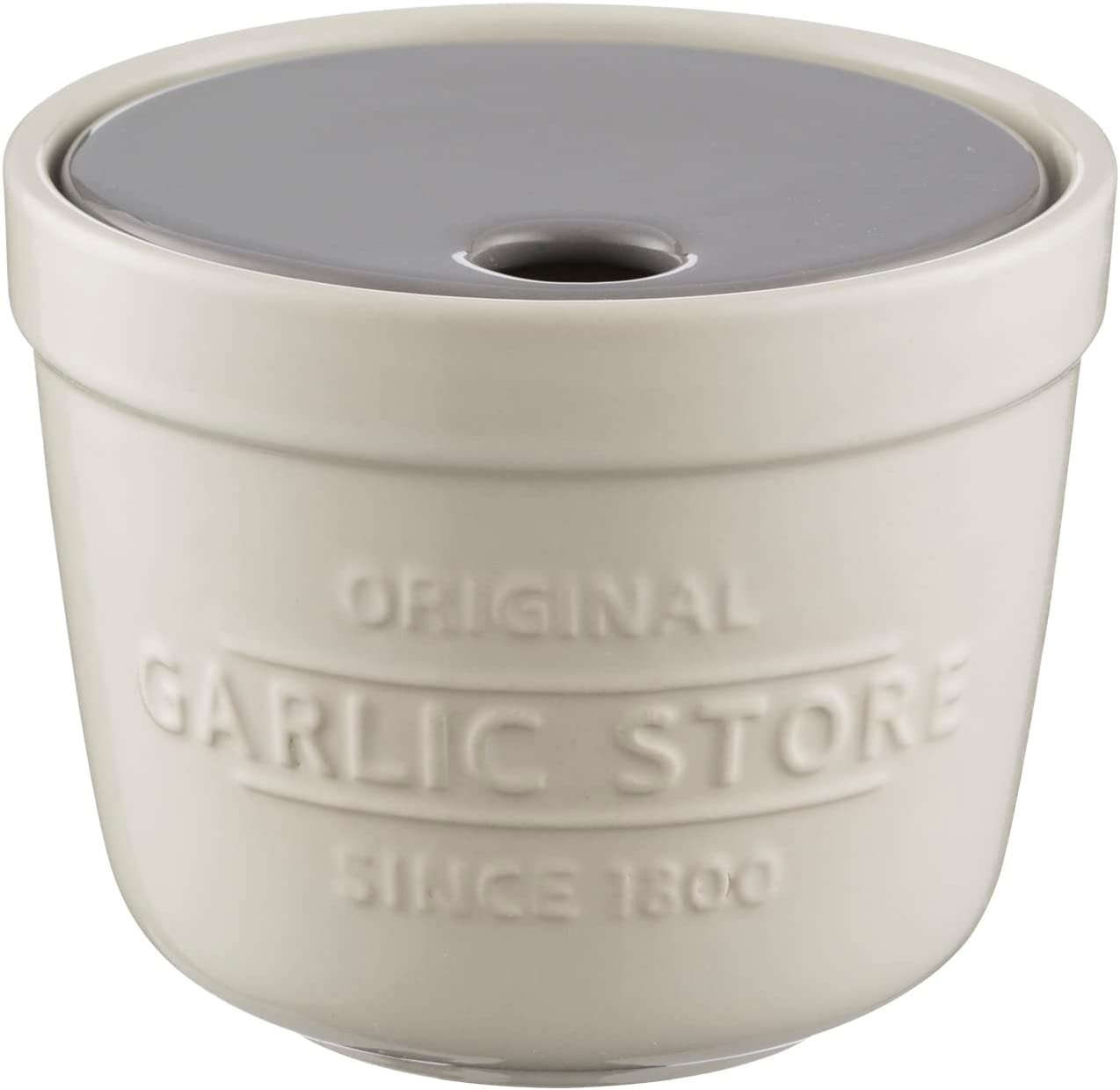 Mason Cash 2008.188 Innovative Kitchen Stoneware Garlic Store and Grater, 12.5Cm, White 28498 image number 4