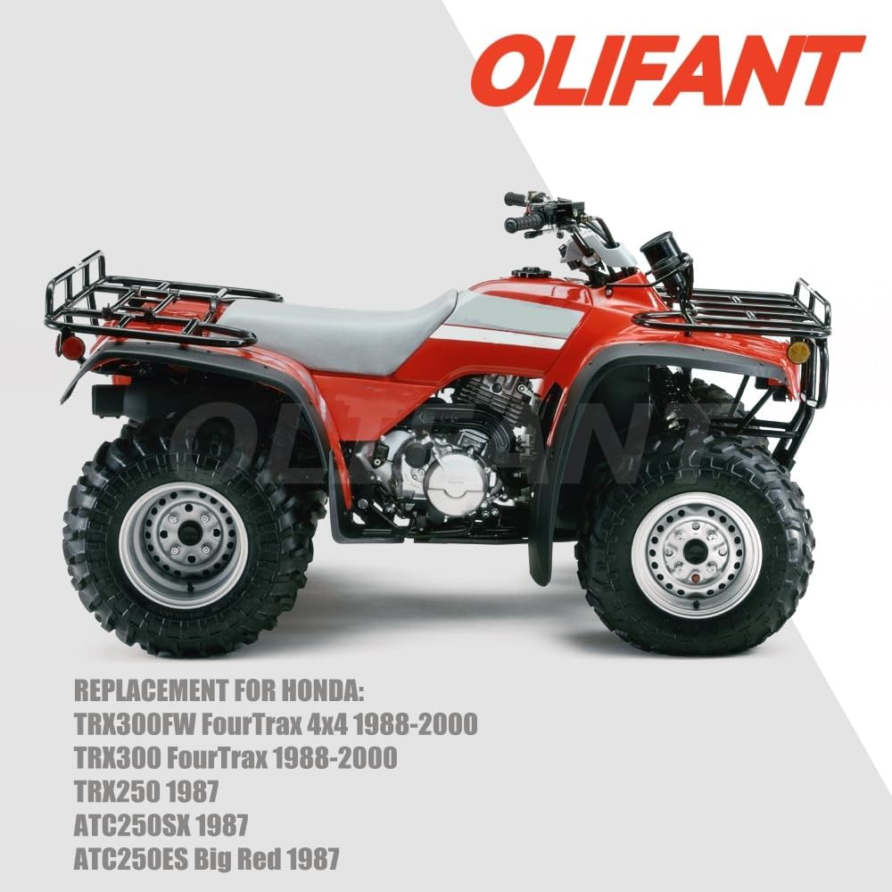 OLIFANT Starter Motor for Honda TRX300 TRX300FW ATV Fourtrax 300 1988-2000 TRX250 1987 ATC250 SX ATC 250 ES Big Red 246Cc 31200-HC4-023 31200-HC4-033 SM13213 128000-4400