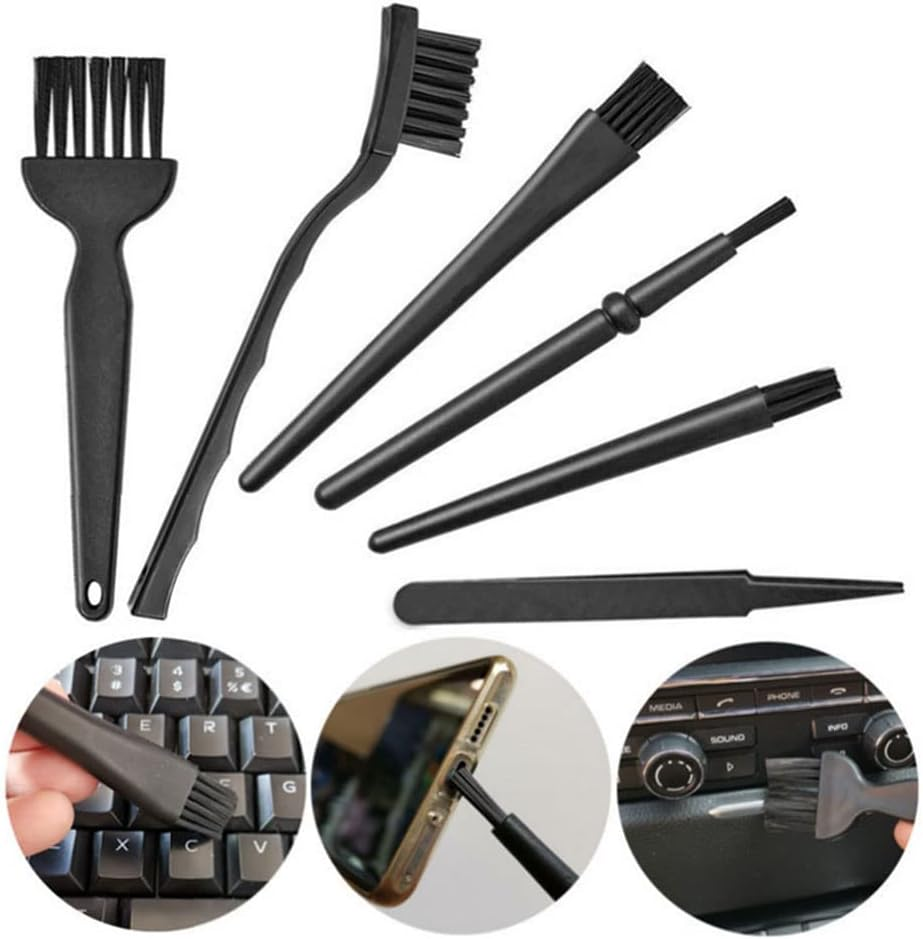 6PCS anti Static Keyboard Cleaning Kits Plastic Laptop PC Dust Cleaner Brush AU image number 3